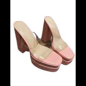 Forever 21 Pink Platform Heels Size 10 Barbiecore Y2K Coquette